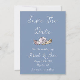 Save The Date Flat Announcement Card Ankündigung