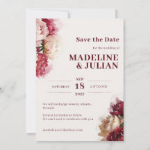 Fleurs aquarelles | Mariage romantique aux pivoine