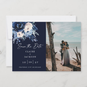Save The Date Fleurs de Bleu Deux photo