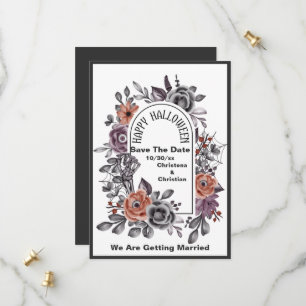 Save The Date Fleurs Maléfiques Tout Voir Halloween Sauvegarder