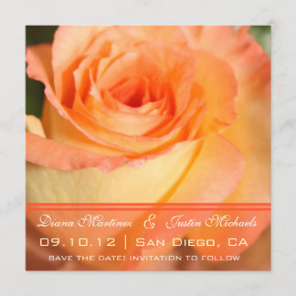 Save The Date Fleurs roses roses Enregistrer la date