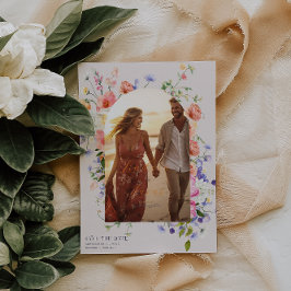 Save The Date Flirt Floral Meadow | Photo Mariage d'été