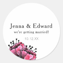 Save the Date Floral