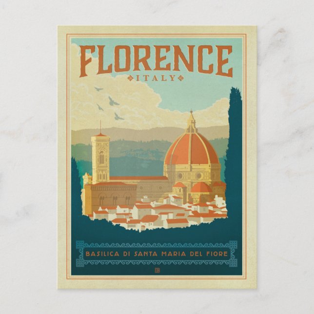 Save The Date | Florenz, Italien Ankündigungspostkarte (Vorderseite)