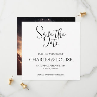 Save The Date Flutes de Champagne Économisez la date