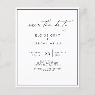 Save the Date Flyer
