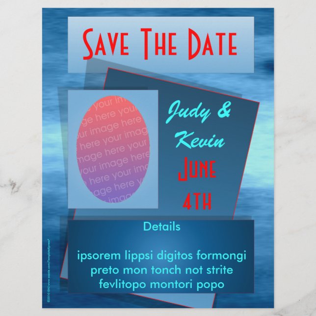 Save the Date Flyer (Vorne)