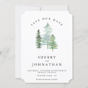SAVE THE DATE FORÊT DE COULEUR D'EAU SAUVER LA DATE
