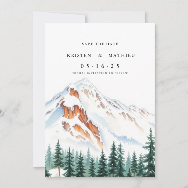 Save The Date Forêt en ligne (Devant)