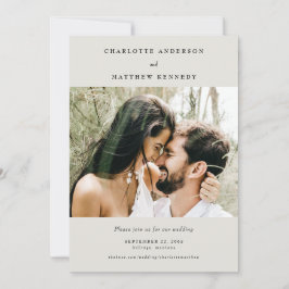 Save The Date Forever Faithful Cream Photo Enregistrer la date