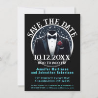 Save The Date | Formell | Einladung Tuxedo