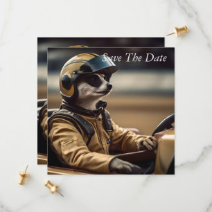 Save The Date Formule amusante : Pilote de course professionnel 