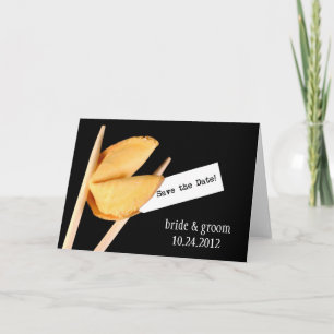 Save the Date Fortune Cookie Card Ankündigung