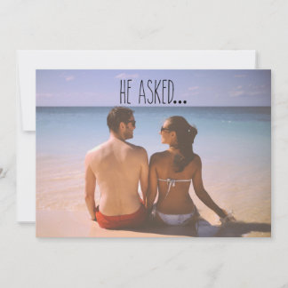 Save the Date Foto | Er fragte..