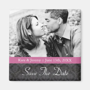 Save the Date Foto-Hochzeits-Magnet Magnet