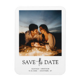 Save the Date Foto Hochzeitskündigung Magnet
