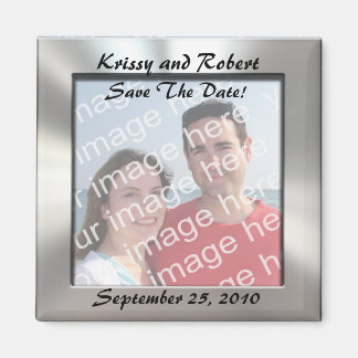 Save the Date Foto Magnet