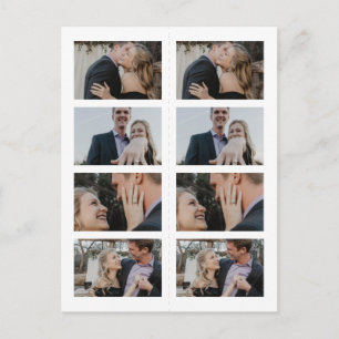 Save the Date Foto Strip Lesezeichen Einladungspostkarte
