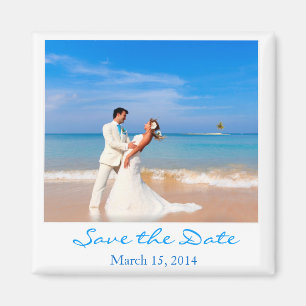 Save the Date Foto Style Magnet