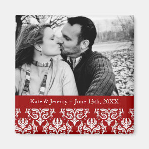 Save the Date Foto Wedding Magnet