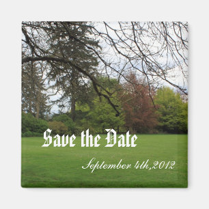 Save the Date, Frühling, Sommergarten. Magnet