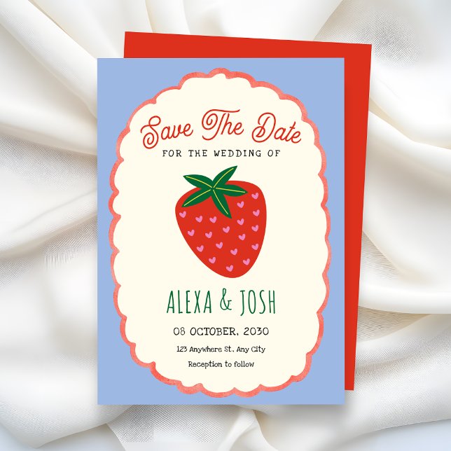 Save The Date Fruit mignon  (Créateur téléchargé)