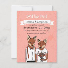 Save the Date - Füchse in der Liebe