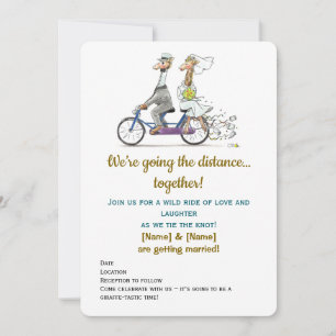 Save The Date Funny Giraffe Mariage