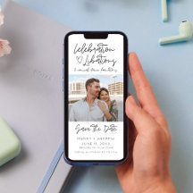 Funny Unique Photo Wedding Enregistrer la date