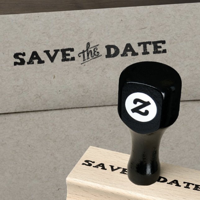 Save the Date für Ankündigungen, Hochzeiten Gummistempel (Von Creator hochgeladen)