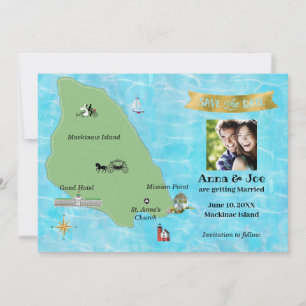 Save the Date für die Insel Mackinac