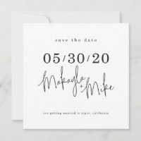 SAVE THE DATE für Makayla + Mike