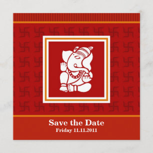 Save The Date Ganesha Enregistrer la date