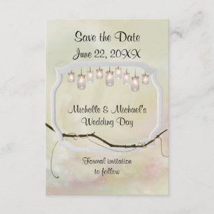 Save The Date Garden Romance Sauvez la date