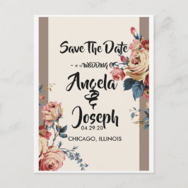 Save the Date geliebt Ankündigungspostkarte
