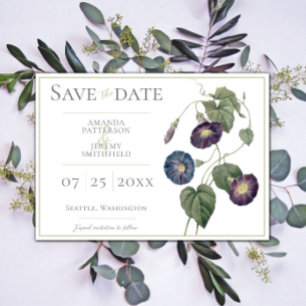 Save The Date Gloire du matin Enregistrer la date