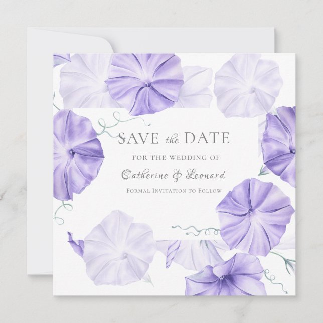 Save The Date Glory Calligraphy (Devant)
