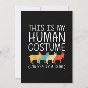 Save The Date Goat Halloween