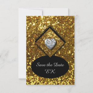 Save The Date Golden Love - Enregistrer la date