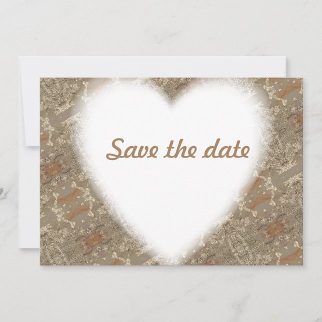 SAVE THE DATE GOLDEN PATTERN (Vorderseite)