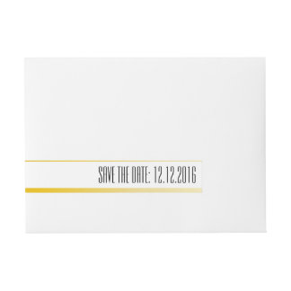 Save the Date, golden Rundum-Adressaufkleber