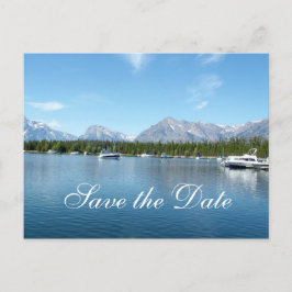 Save the Date, Grand Teton National Park. Ankündigungspostkarte
