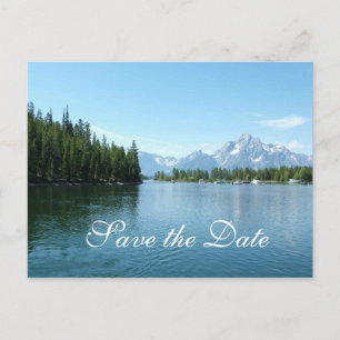 Save the Date, Grand Teton Nationalpark Ankündigungspostkarte