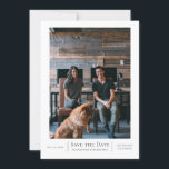 Save the Date Gray White Wedding Personalisiert<br><div class="desc">Save the Date Hochzeit Personalisierte Flachkarte von Ricaso .. Fügen Sie Ihren eigenen Text und Foto zu dieser eleganten,  dezenten Karte ...  mit grau und weiß gezeichnete Linie Muster zurück Detail .. das einfache Design lasse Ihr Foto auffällig,  wie es sollte. ...  Vorlagenbild mit Höflichkeit von Stephanie Liveri</div>
