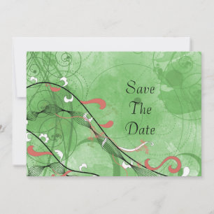 Save the Date grün Extravagant