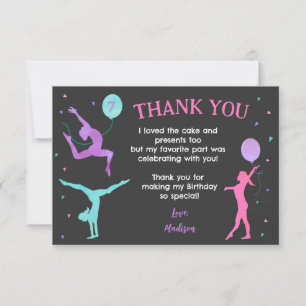 Save The Date Gymnastique Gymnastique Anniversaire Fête Merci Ca