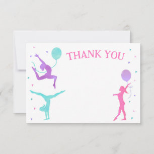Save The Date Gymnastique Gymnastique Anniversaire Fête Merci Ca