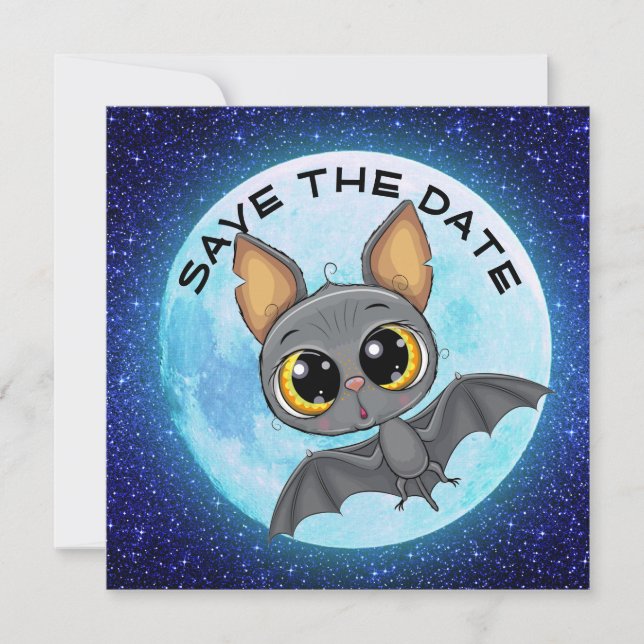 Save The Date Halloween amusant (Devant)