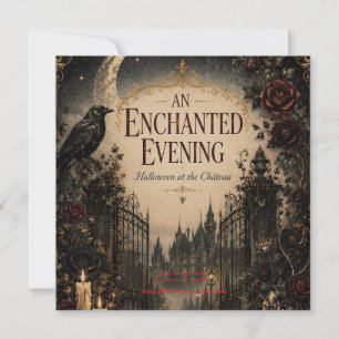 Save The Date Halloween inspiré de l'ancien pour une soirée myst