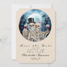 Hallowen Gothic Skuls Tarot Le Mariage des amoureu